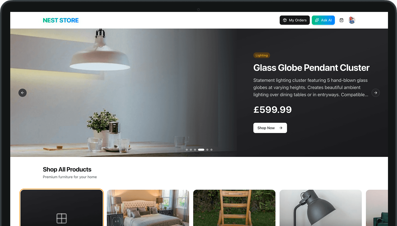 Nest Store - Furniture E-Commerce